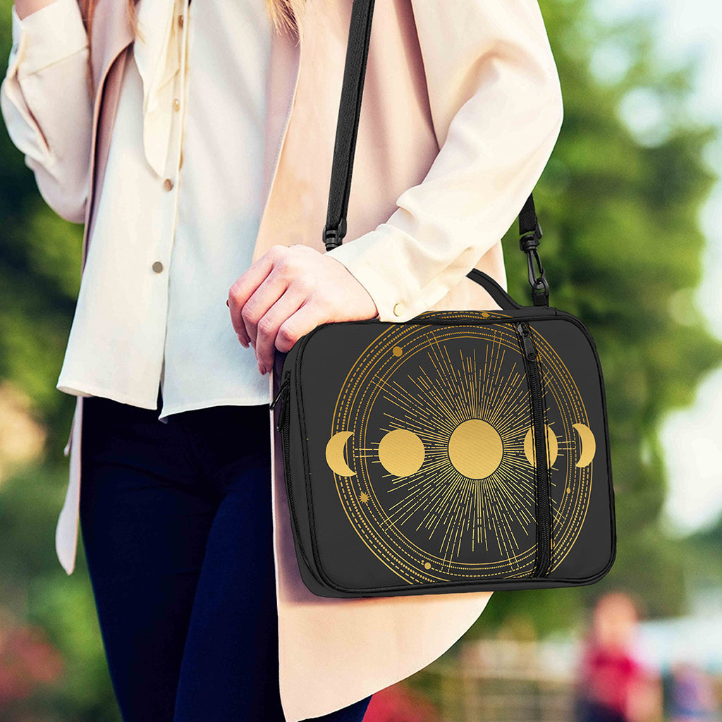 Sun And Moon Phase Print Shoulder Strap Bible Bag