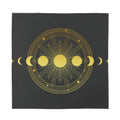 Sun And Moon Phase Print Silk Bandana