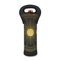 Sun And Moon Phase Print Single Neoprene Wine Tote