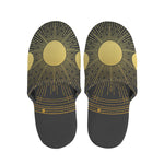 Sun And Moon Phase Print Slippers