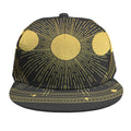 Sun And Moon Phase Print Snapback Cap