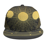 Sun And Moon Phase Print Snapback Cap