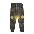 Sun And Moon Phase Print Sweatpants