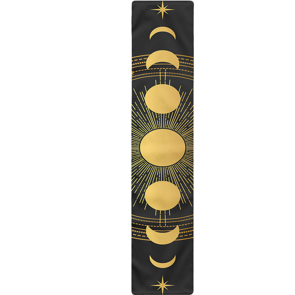 Sun And Moon Phase Print Table Runner