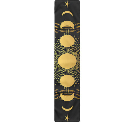 Sun And Moon Phase Print Table Runner