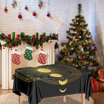 Sun And Moon Phase Print Tablecloth