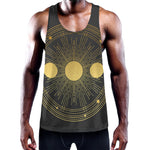 Sun And Moon Phase Print Training Tank Top
