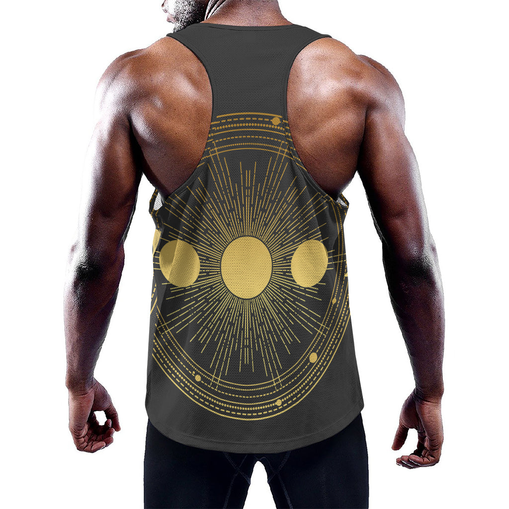 Sun And Moon Phase Print Training Tank Top