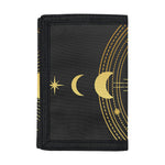 Sun And Moon Phase Print Trifold Wallet
