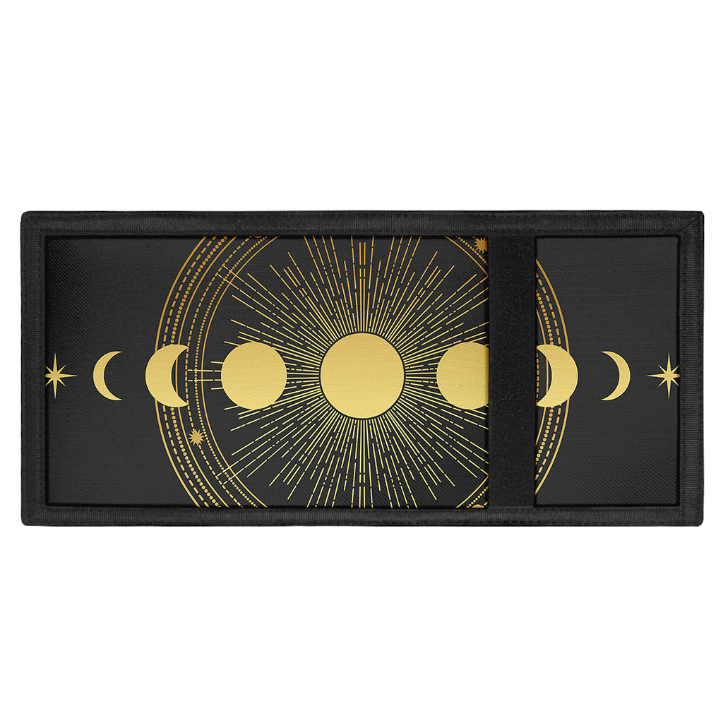 Sun And Moon Phase Print Trifold Wallet