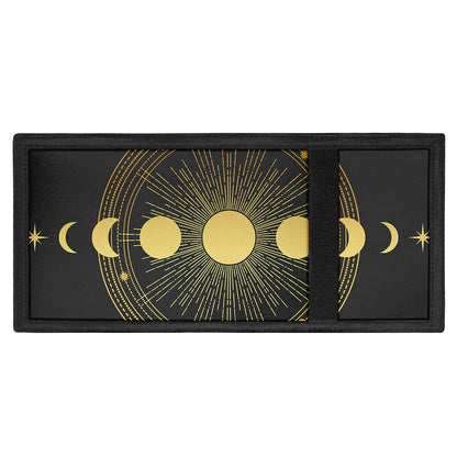 Sun And Moon Phase Print Trifold Wallet