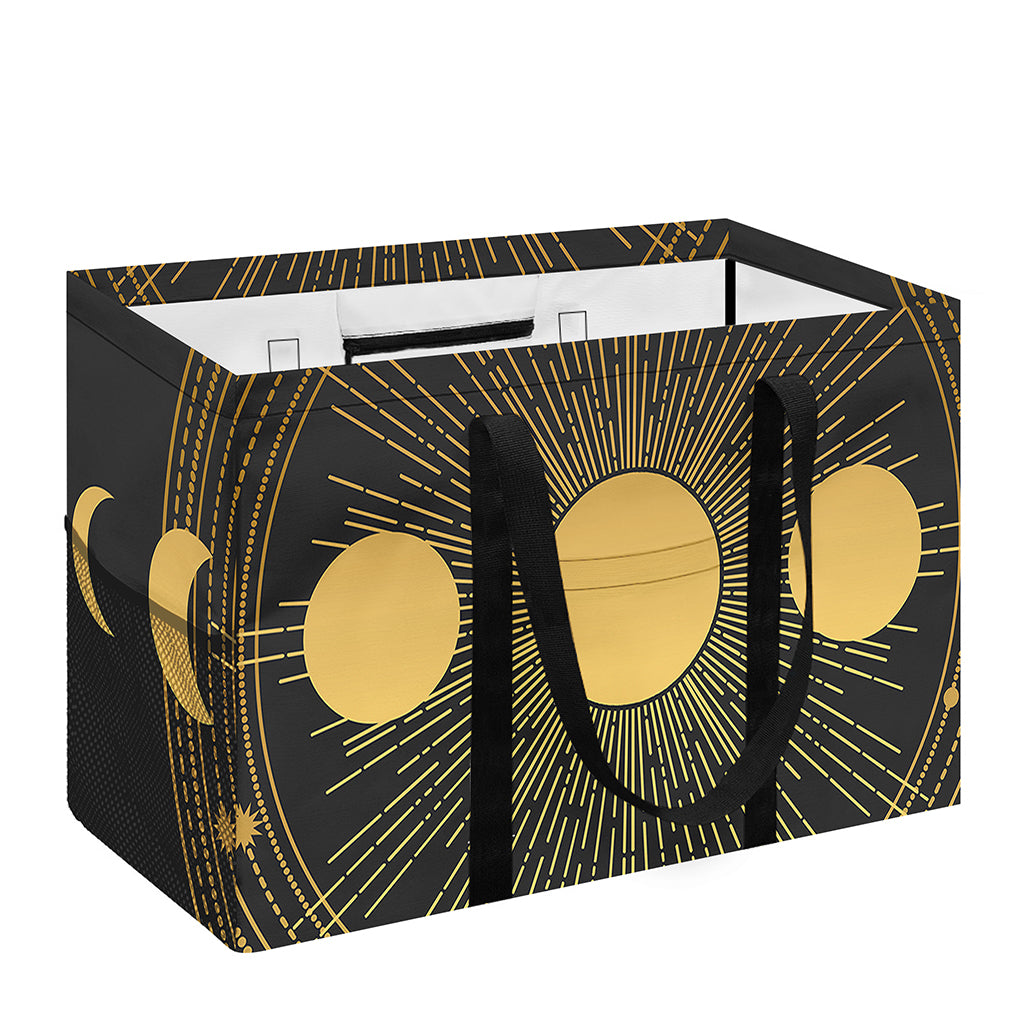 Sun And Moon Phase Print Utility Tote Bag
