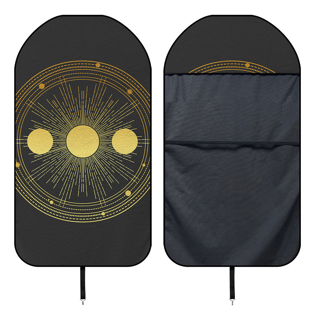 Sun And Moon Phase Print Waterproof Car Seat Cover