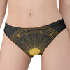 Sun And Moon Phase Print Women's Panties