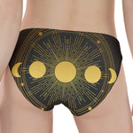 Sun And Moon Phase Print Women's Panties