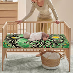 Sun And Moon Yggdrasil Print Baby Crib Sheet