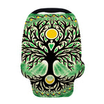 Sun And Moon Yggdrasil Print Baby Seat Cover