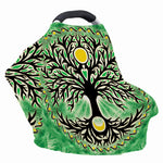 Sun And Moon Yggdrasil Print Baby Seat Cover