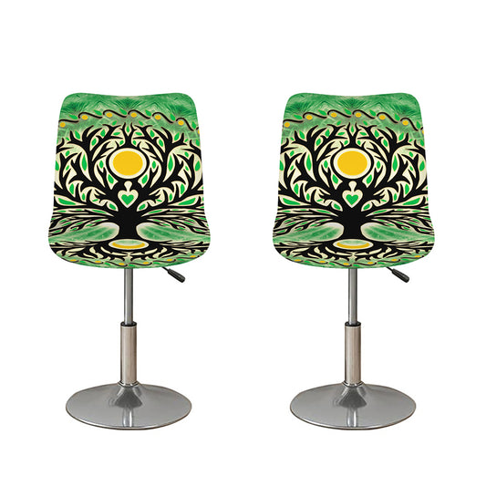 Sun And Moon Yggdrasil Print Bar Stool Covers