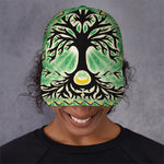 Sun And Moon Yggdrasil Print Baseball Cap