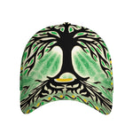 Sun And Moon Yggdrasil Print Baseball Cap