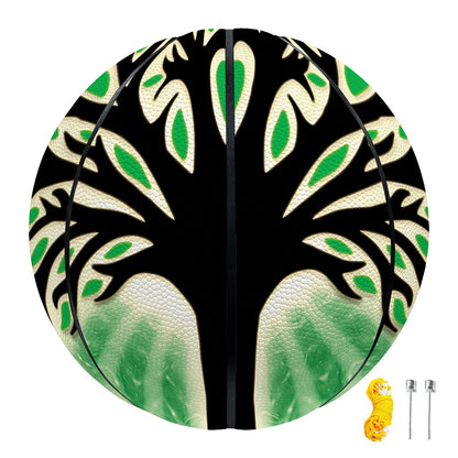 Sun And Moon Yggdrasil Print Basketball