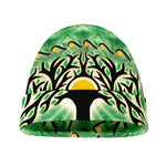 Sun And Moon Yggdrasil Print Beanie