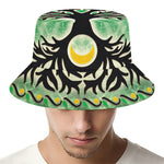 Sun And Moon Yggdrasil Print Bucket Hat