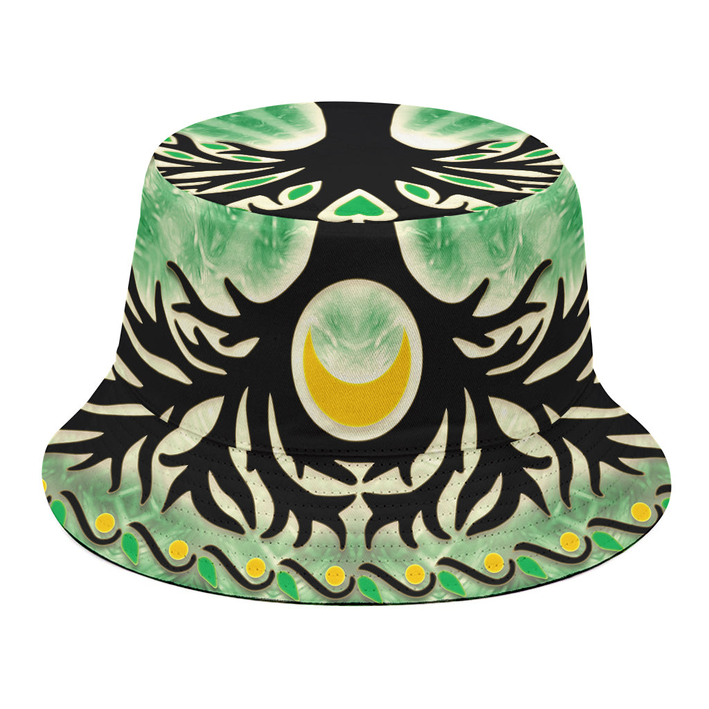 Sun And Moon Yggdrasil Print Bucket Hat