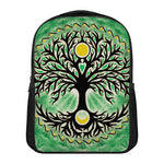 Sun And Moon Yggdrasil Print Casual Backpack