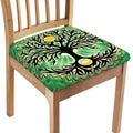 Sun And Moon Yggdrasil Print Chair Cushion Cover
