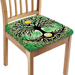Sun And Moon Yggdrasil Print Chair Cushion Cover