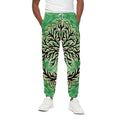 Sun And Moon Yggdrasil Print Cotton Sweatpants