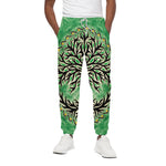 Sun And Moon Yggdrasil Print Cotton Pants