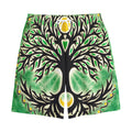 Sun And Moon Yggdrasil Print Cotton Shorts