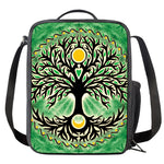Sun And Moon Yggdrasil Print Crossbody Lunch Bag