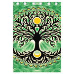 Sun And Moon Yggdrasil Print Curtain