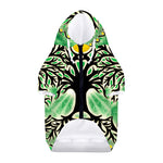 Sun And Moon Yggdrasil Print Dog Zip Up Hoodie