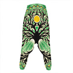 Sun And Moon Yggdrasil Print Hammer Pants