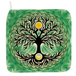 Sun And Moon Yggdrasil Print Hand Towel