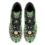 Sun And Moon Yggdrasil Print High Top Leather Sneakers