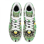 Sun And Moon Yggdrasil Print High Top Leather Sneakers