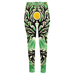 Sun And Moon Yggdrasil Print High-Waisted Pocket Leggings