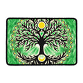 Sun And Moon Yggdrasil Print Kitchen Mat
