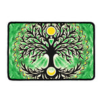 Sun And Moon Yggdrasil Print Kitchen Mat