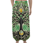 Sun And Moon Yggdrasil Print Lantern Pants