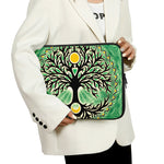 Sun And Moon Yggdrasil Print Laptop Sleeve