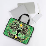 Sun And Moon Yggdrasil Print Laptop Sleeve With Handle
