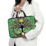 Sun And Moon Yggdrasil Print Laptop Sleeve With Handle