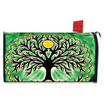 Sun And Moon Yggdrasil Print Mailbox Cover